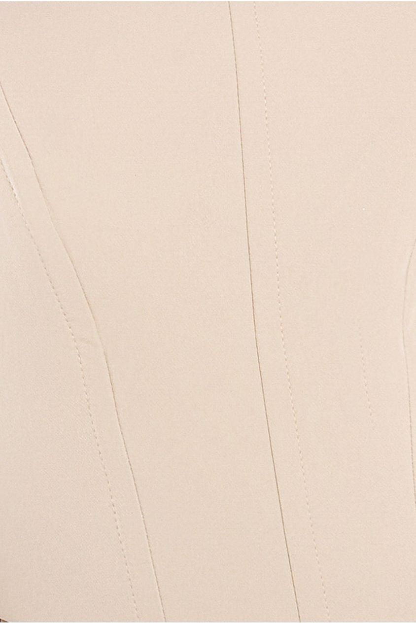 Compact Crepe Lace Up Corset T227