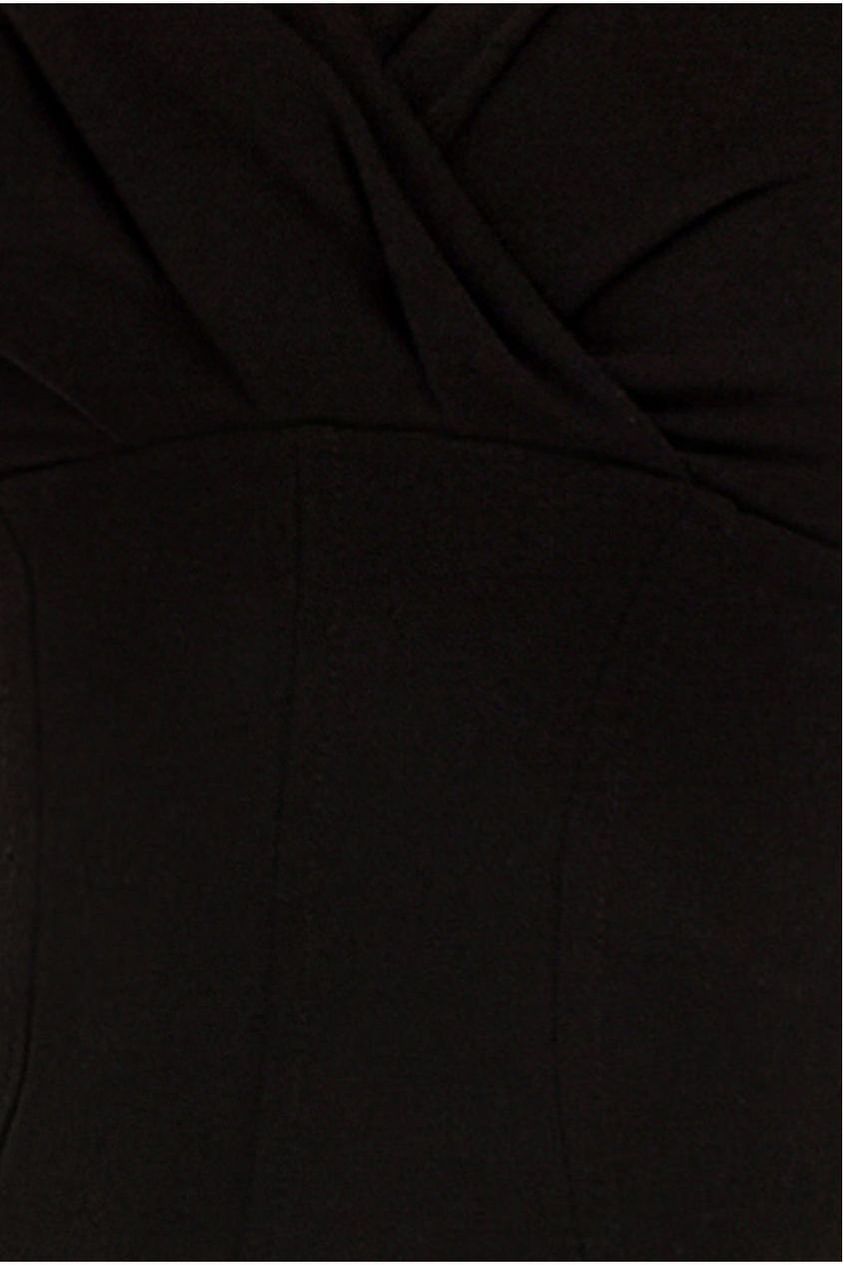 Front Pleated Wrap Off The Shoulder Corset T241