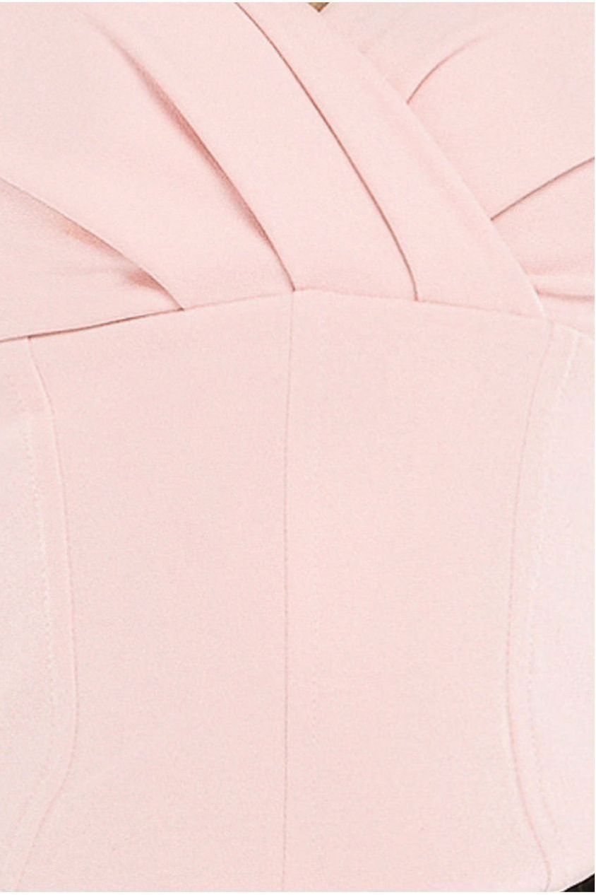 Front Pleated Wrap Off The Shoulder Corset T241