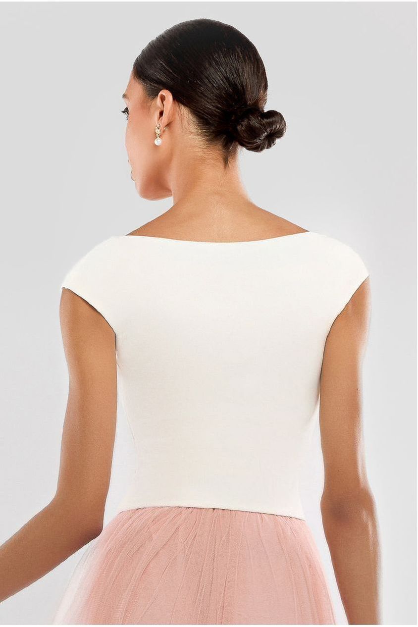 Front Pleated Wrap Off The Shoulder Corset T241