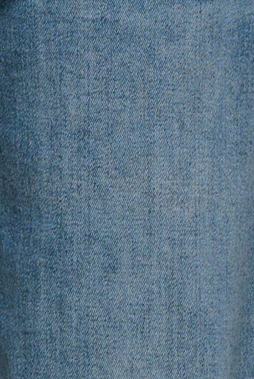 Straight Leg Stretch Denim Jeans - Blue TR390