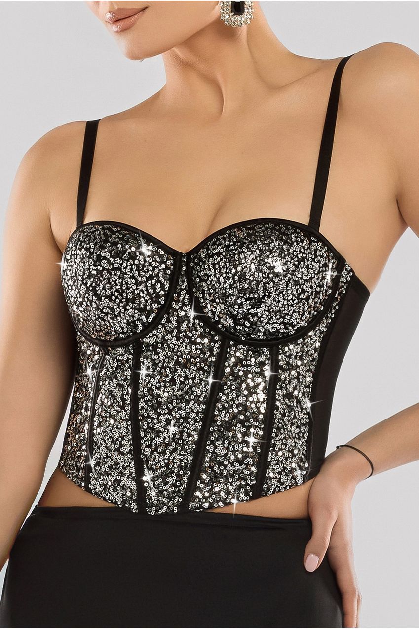 Sequin Corset T257