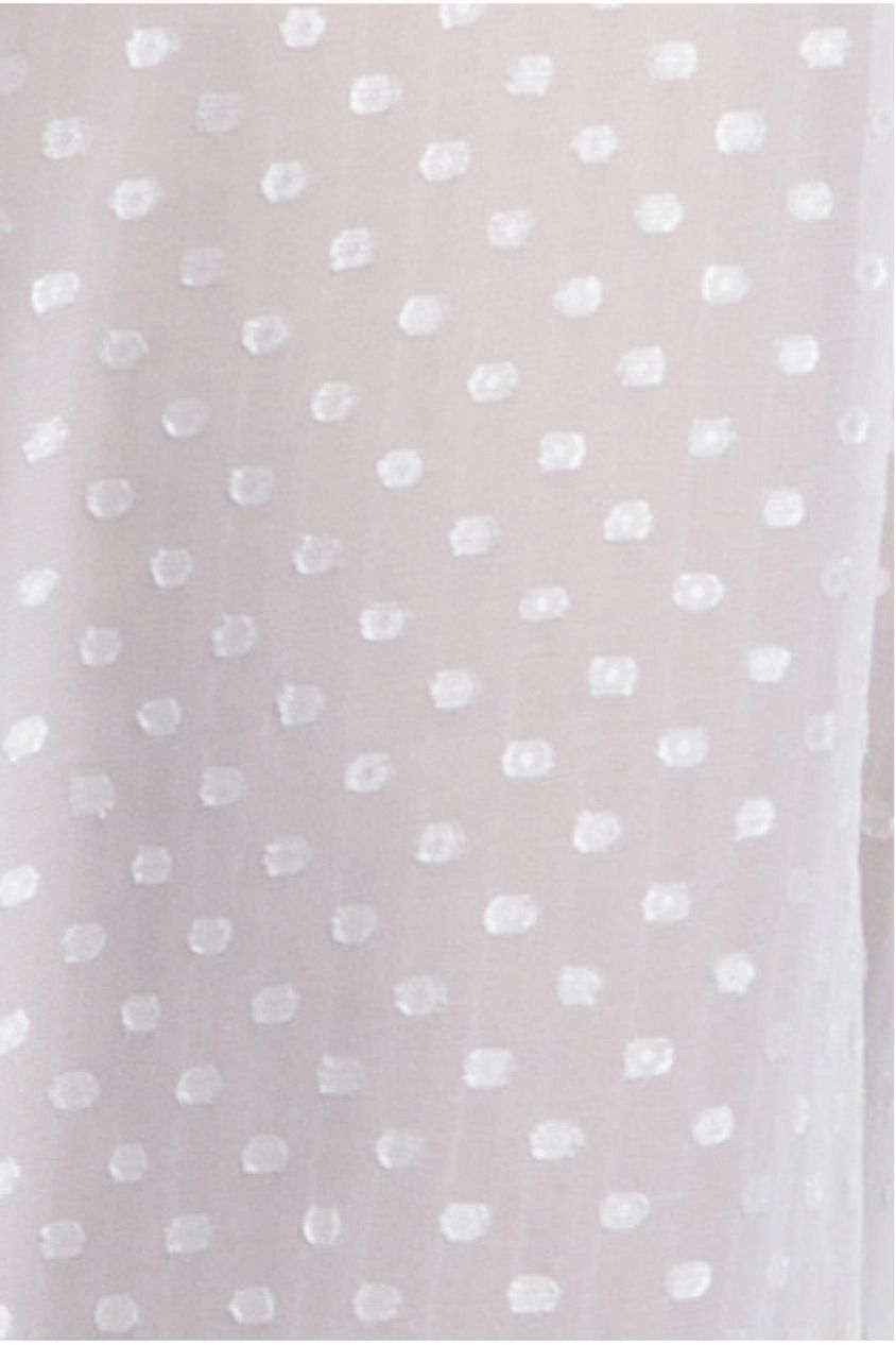 Polka Dobby Chiffon A-Line Maxi Skirt SK31