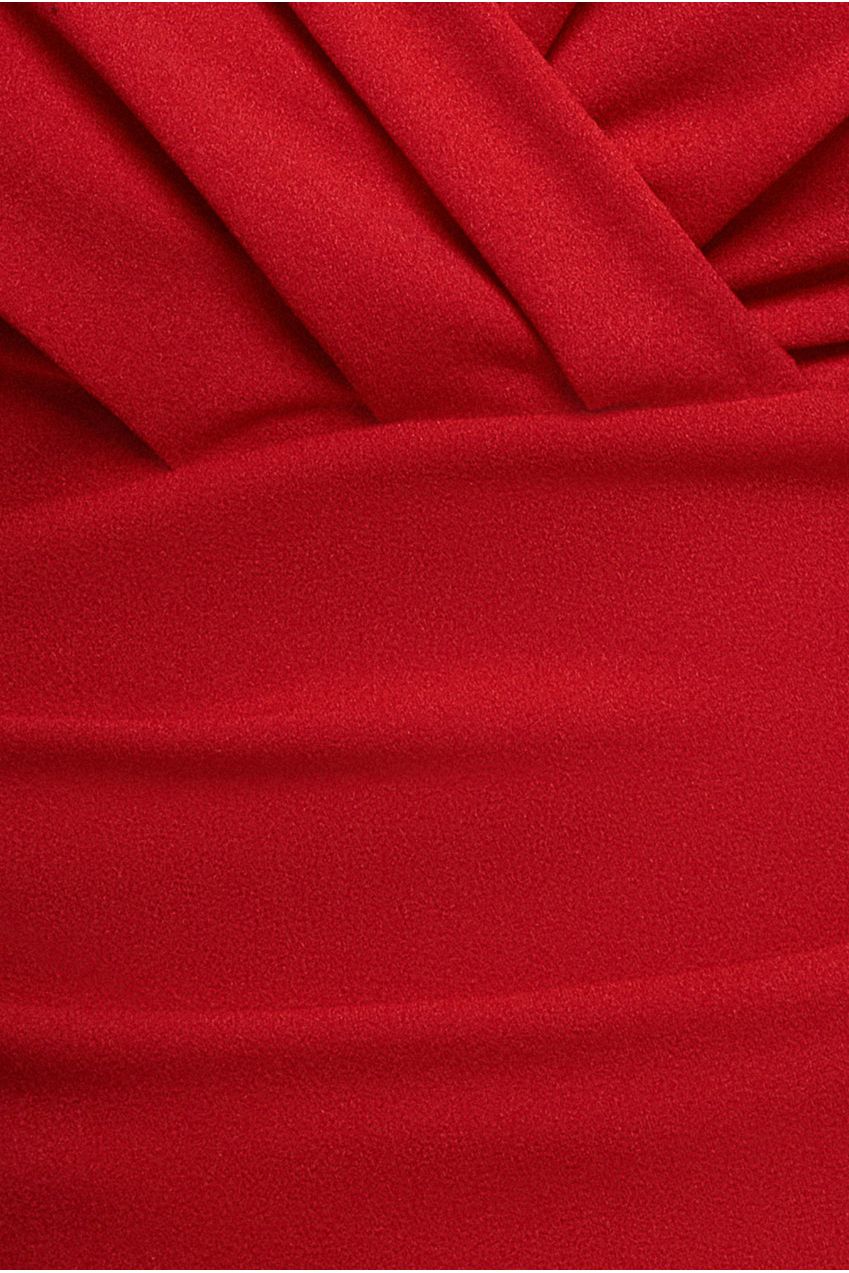 Bardot Scuba Jumpsuit - Red TR113B