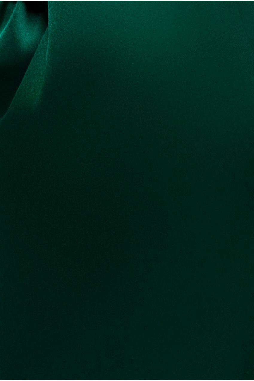 Cut Out Satin Jumpsuit - Emerald TR309