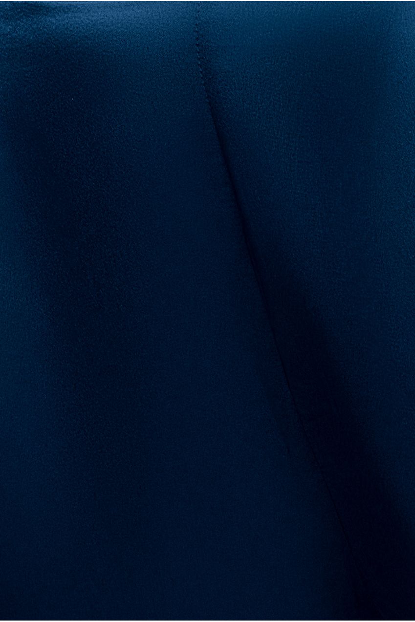 Cut Out Satin Jumpsuit - Navy TR309