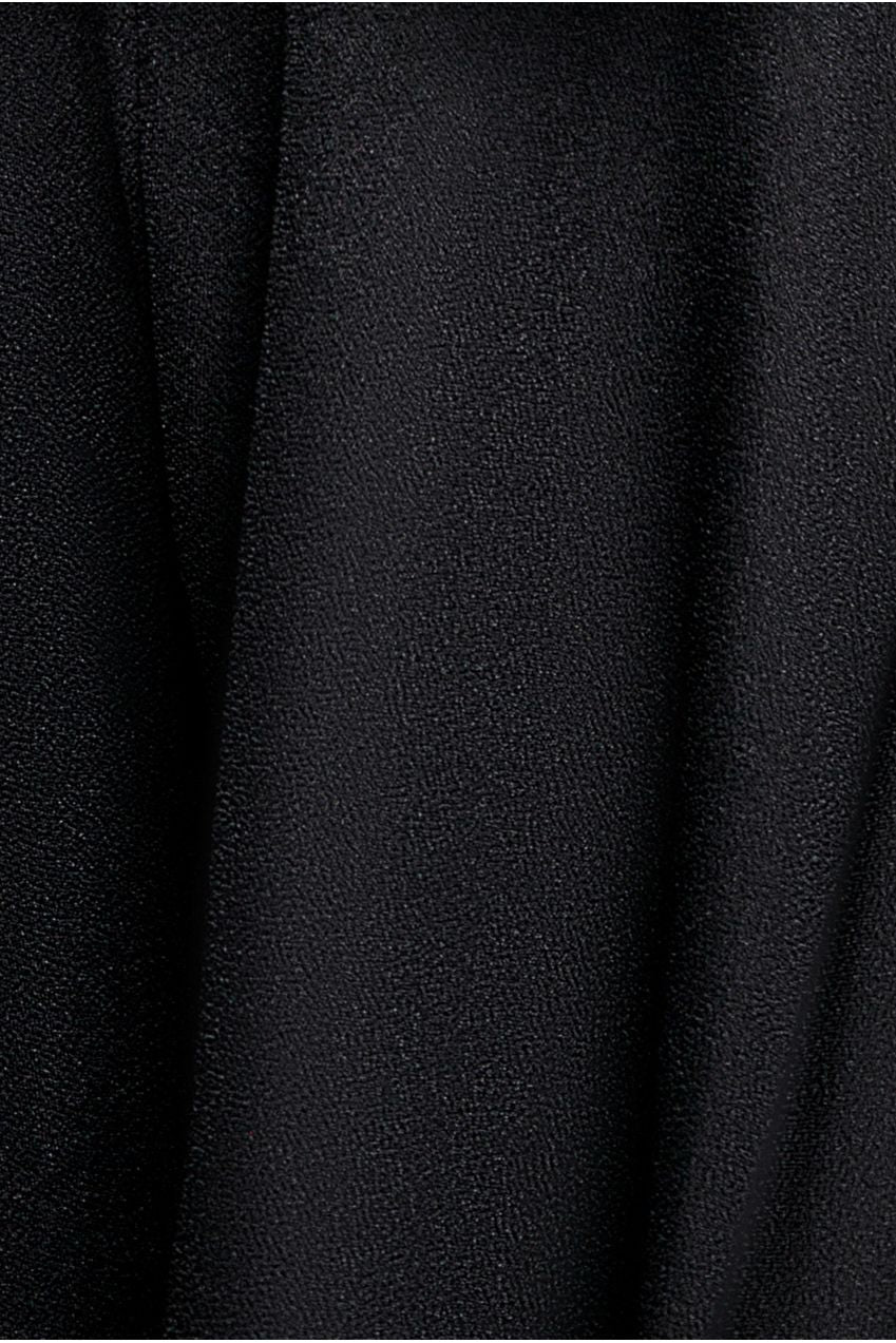 Off The Shoulder Frill Neck Skater Playsuit - Black TR30B