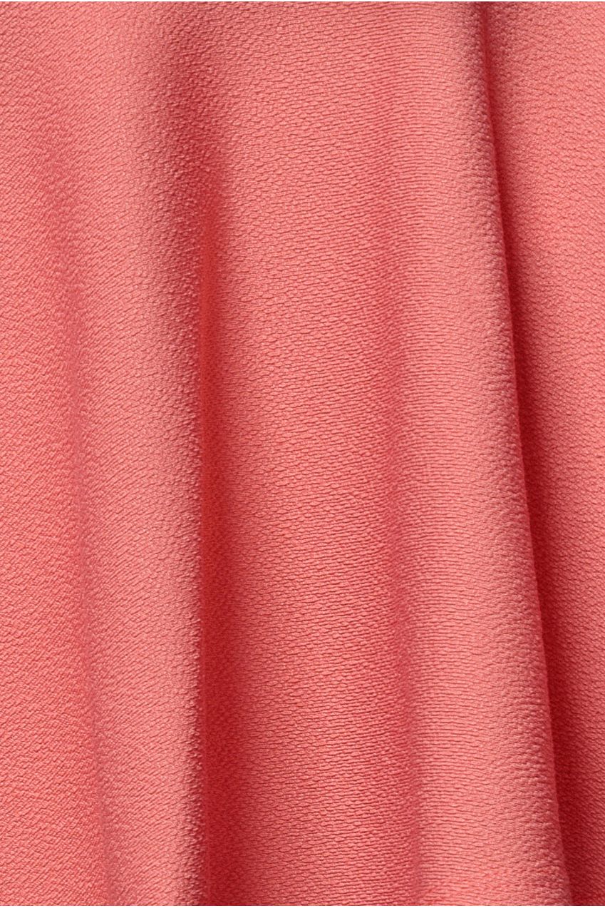 Off The Shoulder Frill Neck Skater Playsuit - Coral TR30B
