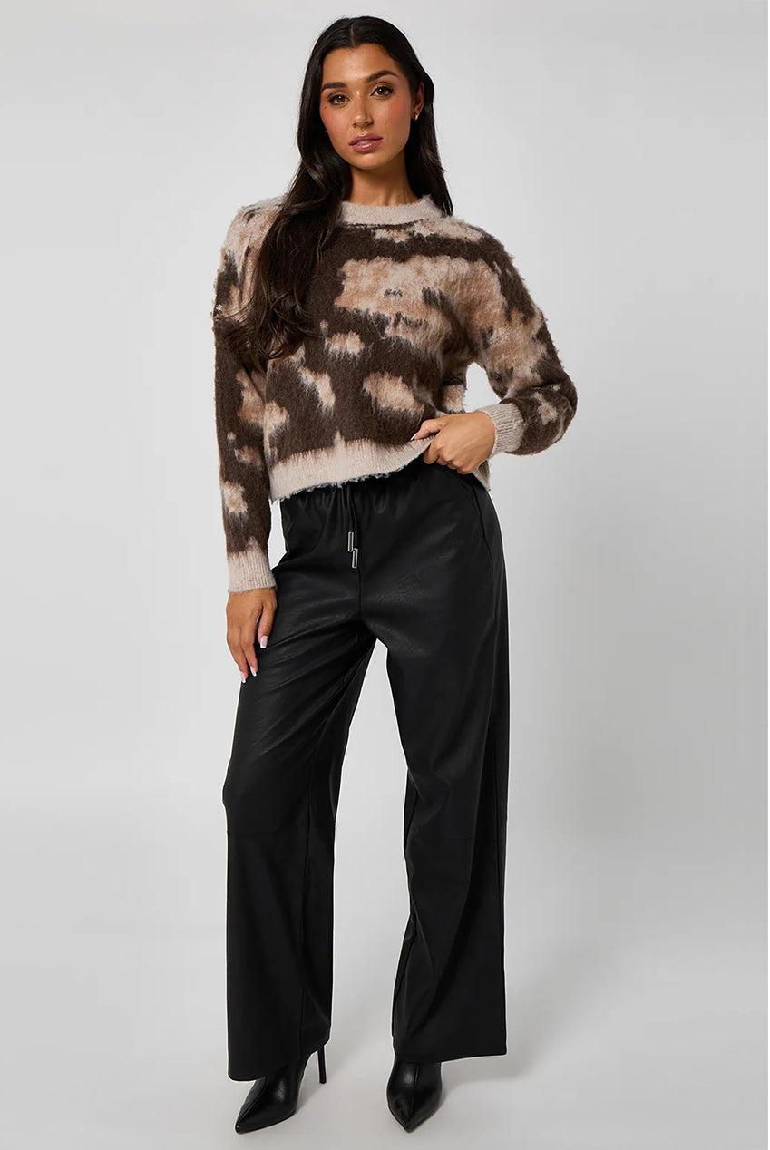 Abstract Brushed Jumper 40KW37064