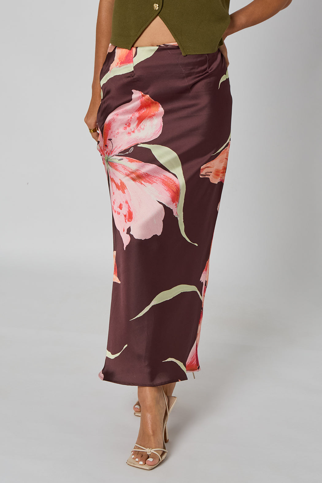 Floral Midi Skirt 40SKT37400-c24