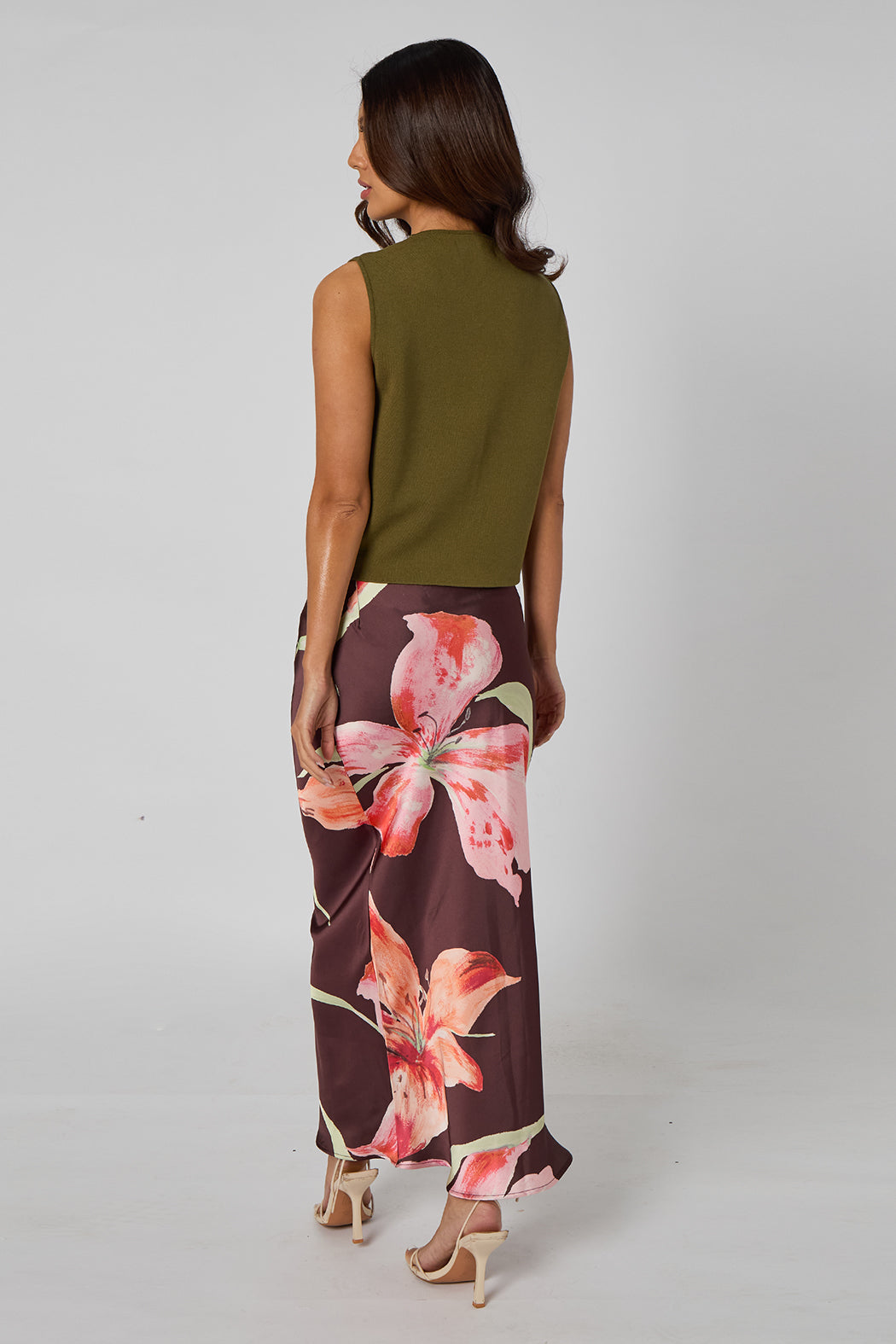 Floral Midi Skirt 40SKT37400-c24