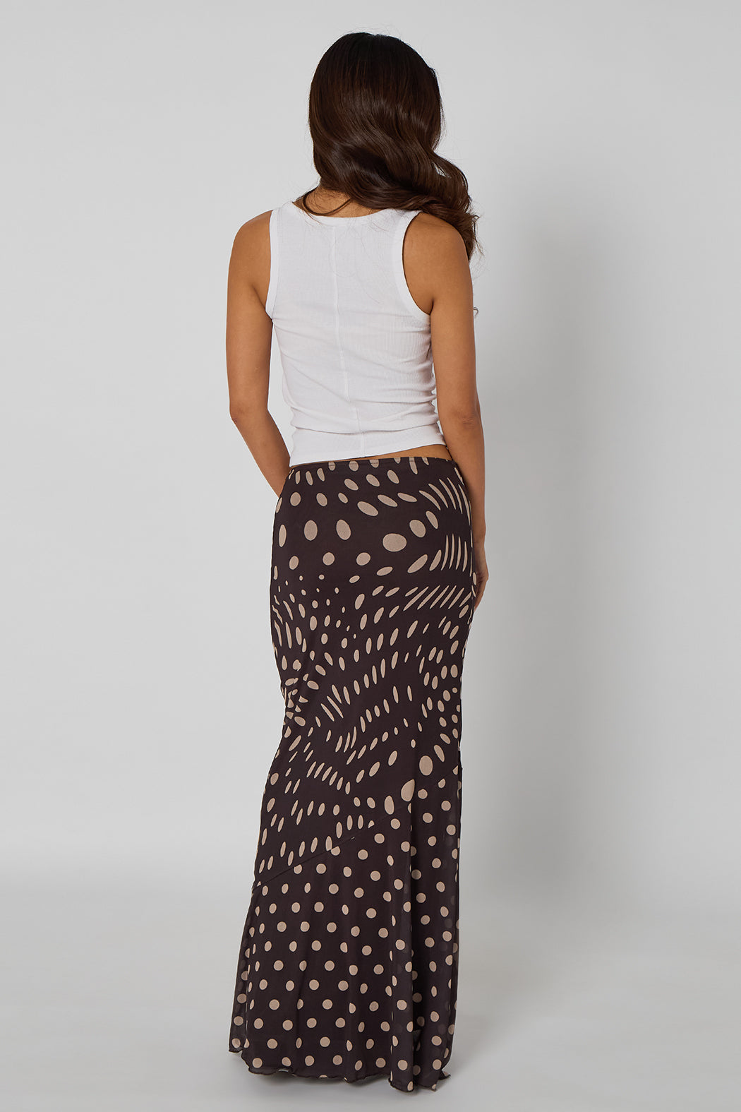 Mixed Spot Skirt 40SKT37489-c9