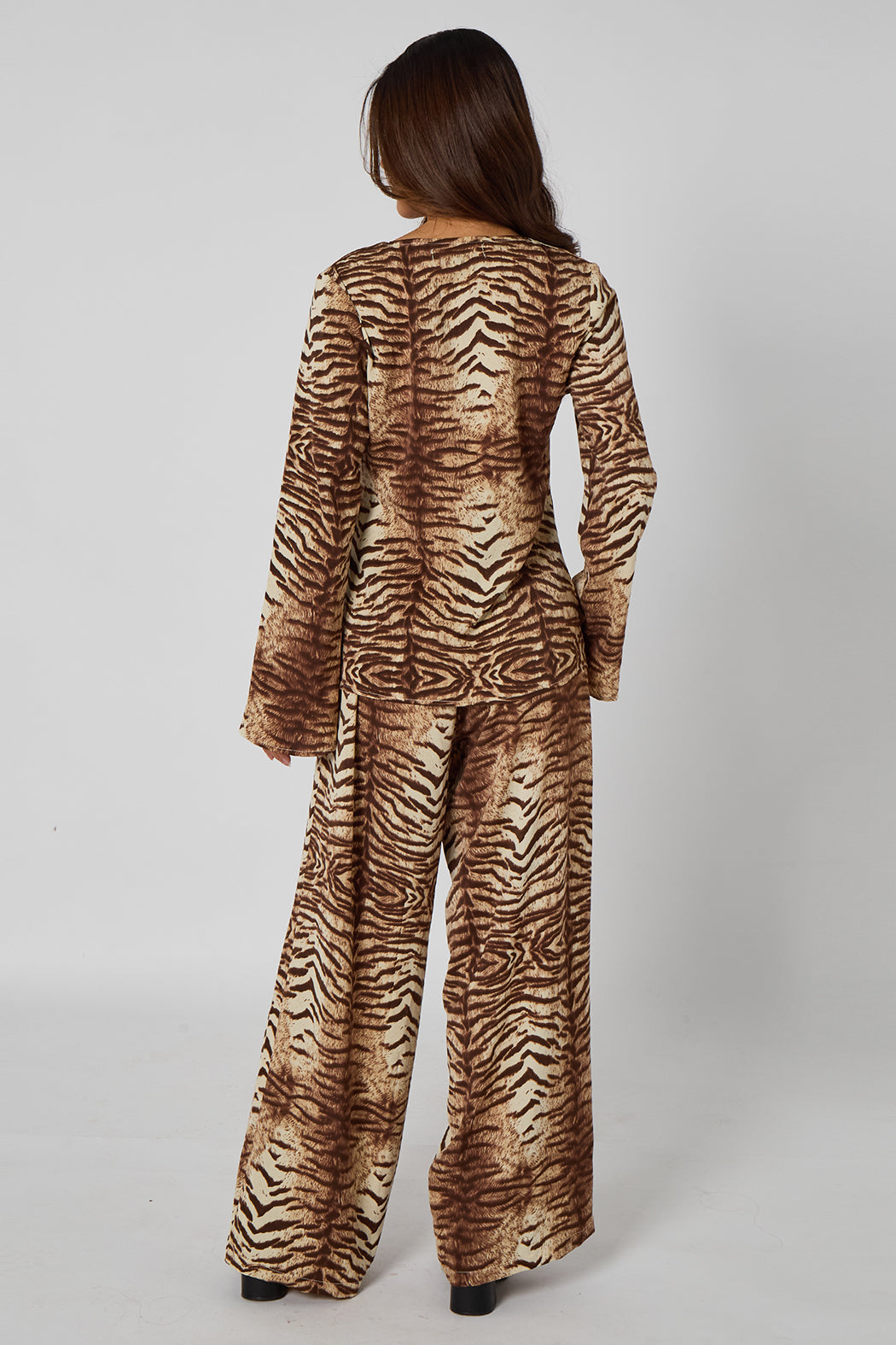 Zebra Wide Leg Trousers 40TRS37809-c29