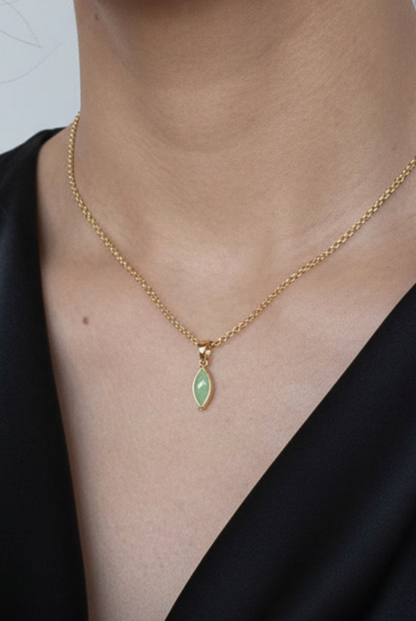 Nekomeishi Green Cats Eye Pendant US01-10468