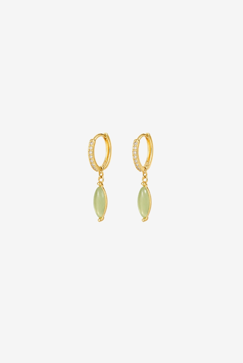 Nekomeishi Green Cats Eye Earrings US01-10505