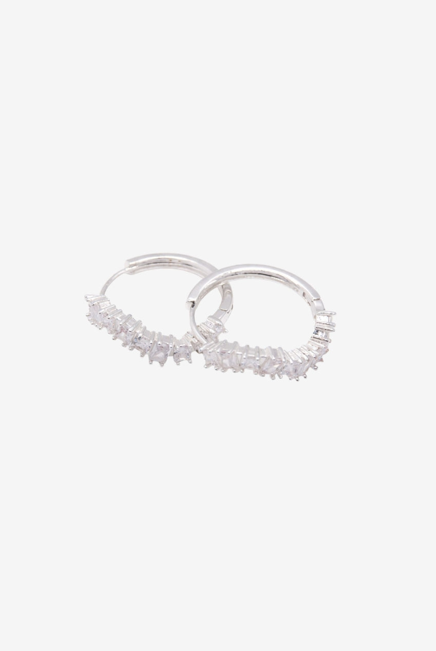Nami Silver Stone Wave Earrings US01-10635