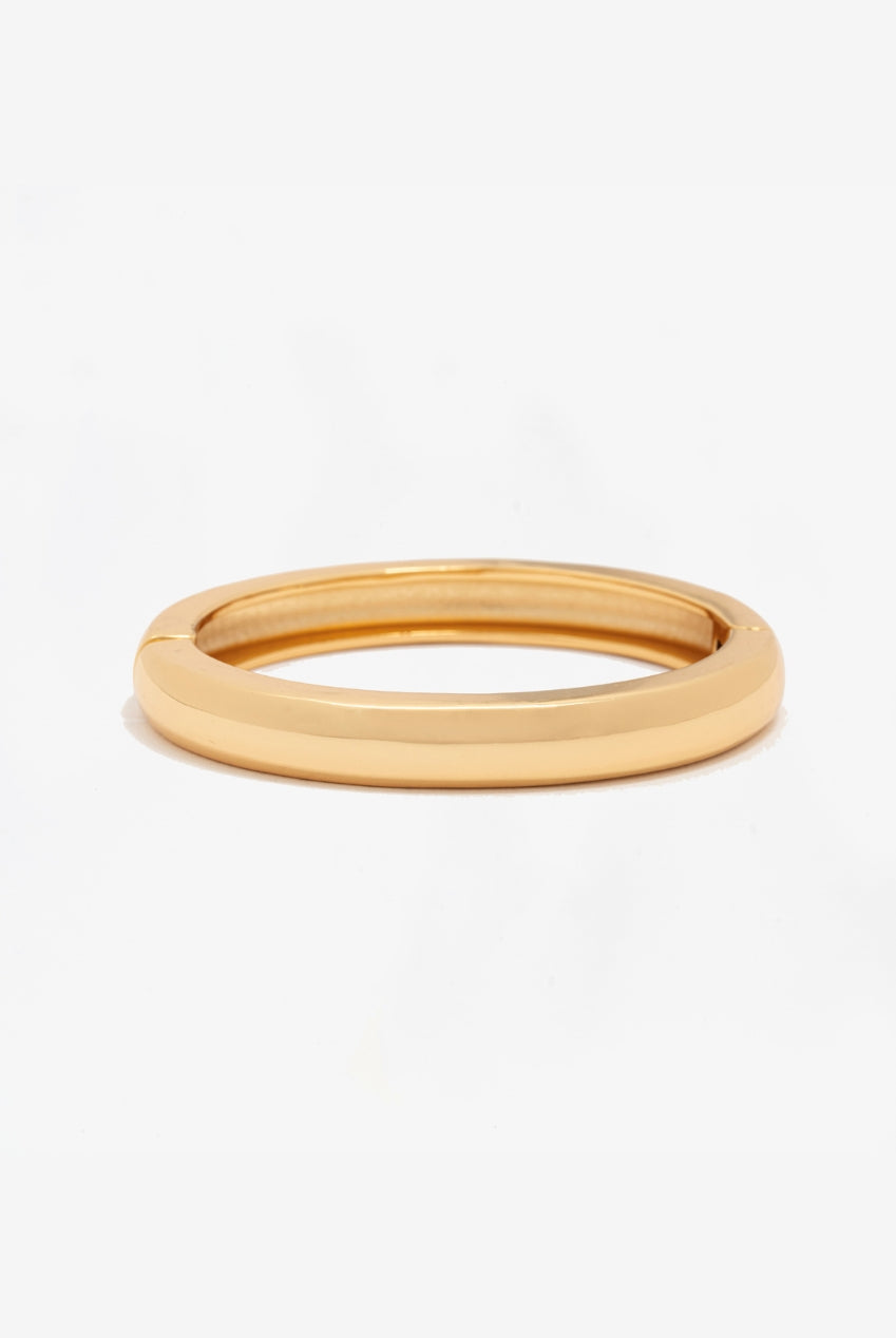 Kin Gold Plain Bangle US01-10703