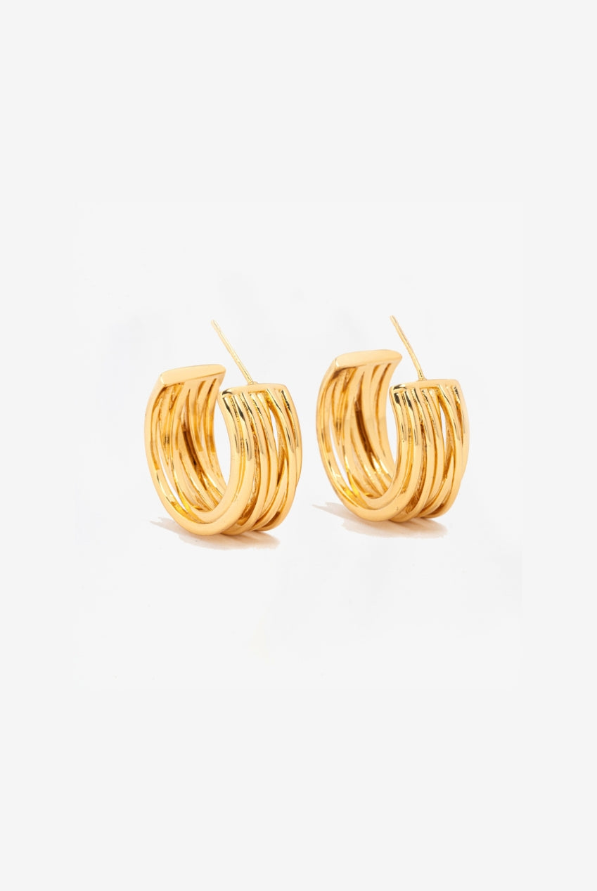 Nami Gold Twist Earrings US01-10734
