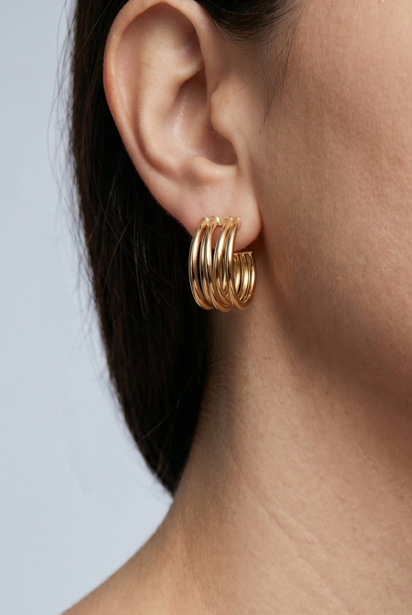 Nami Gold Twist Earrings US01-10734