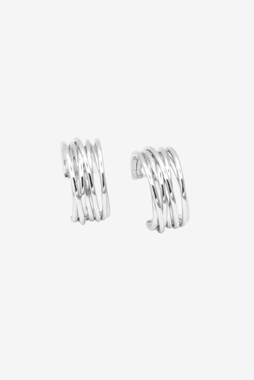 Nami Silver Twist Earrings US01-10741