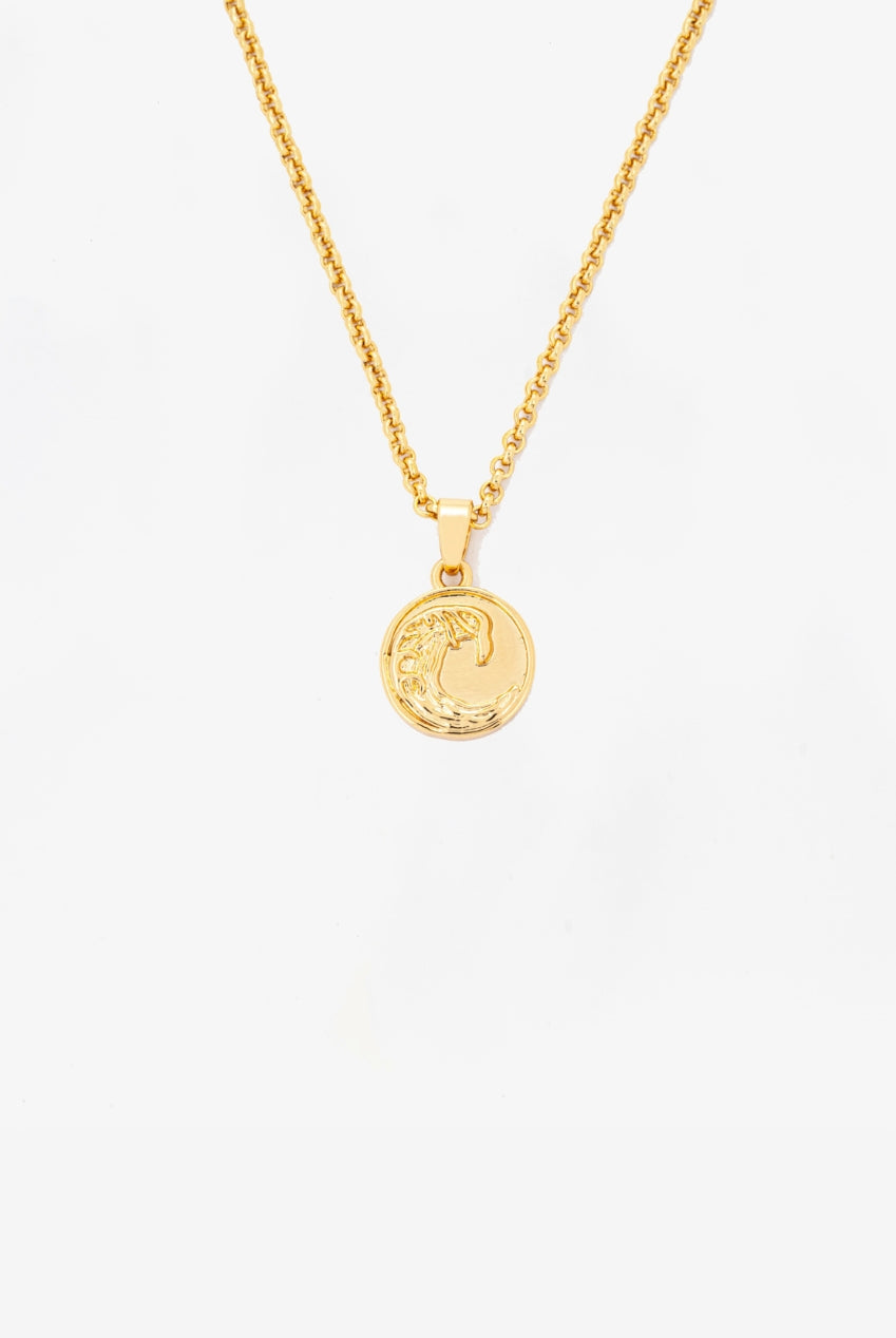 Nami Gold Wave Pendant US01-10840