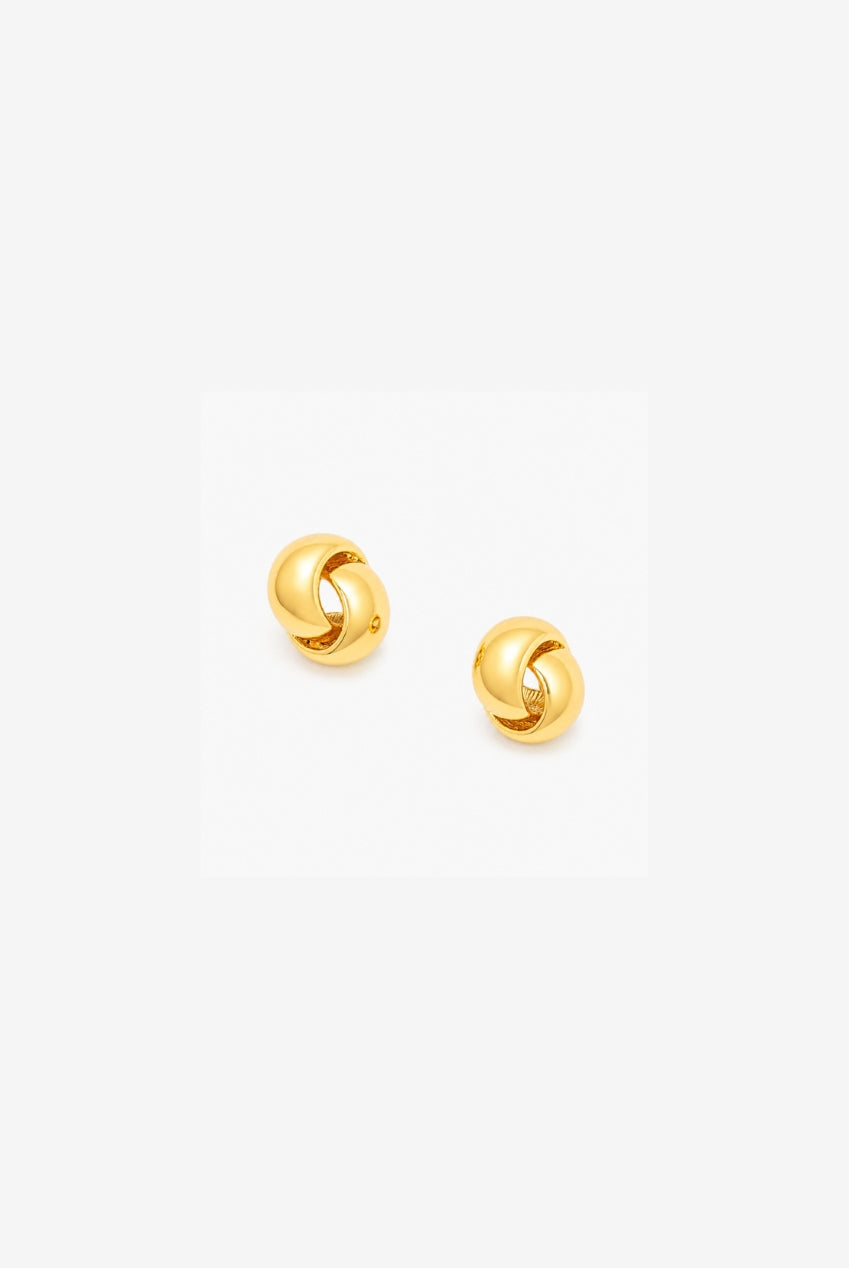 Kin Gold Knot Earrings US01-10925
