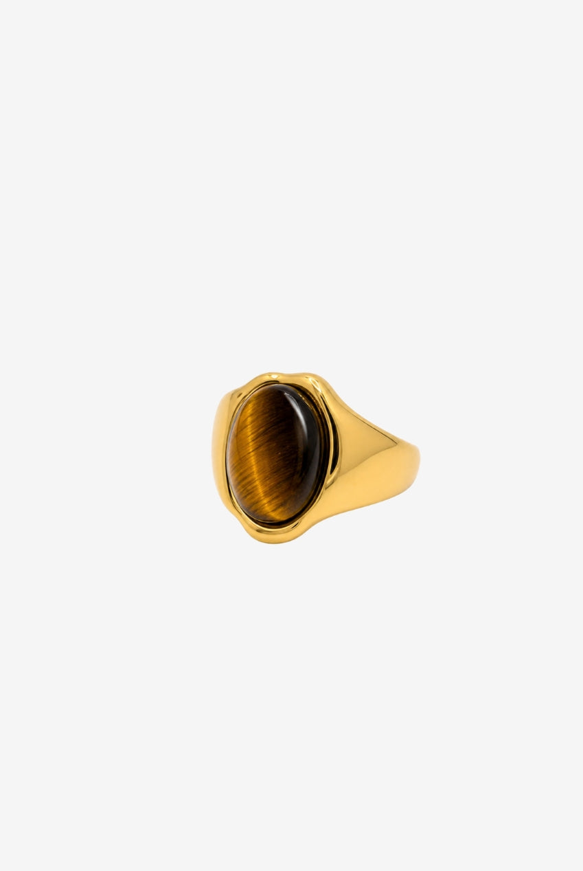 Nekomeishi Tigers Eye Ring US01-11526