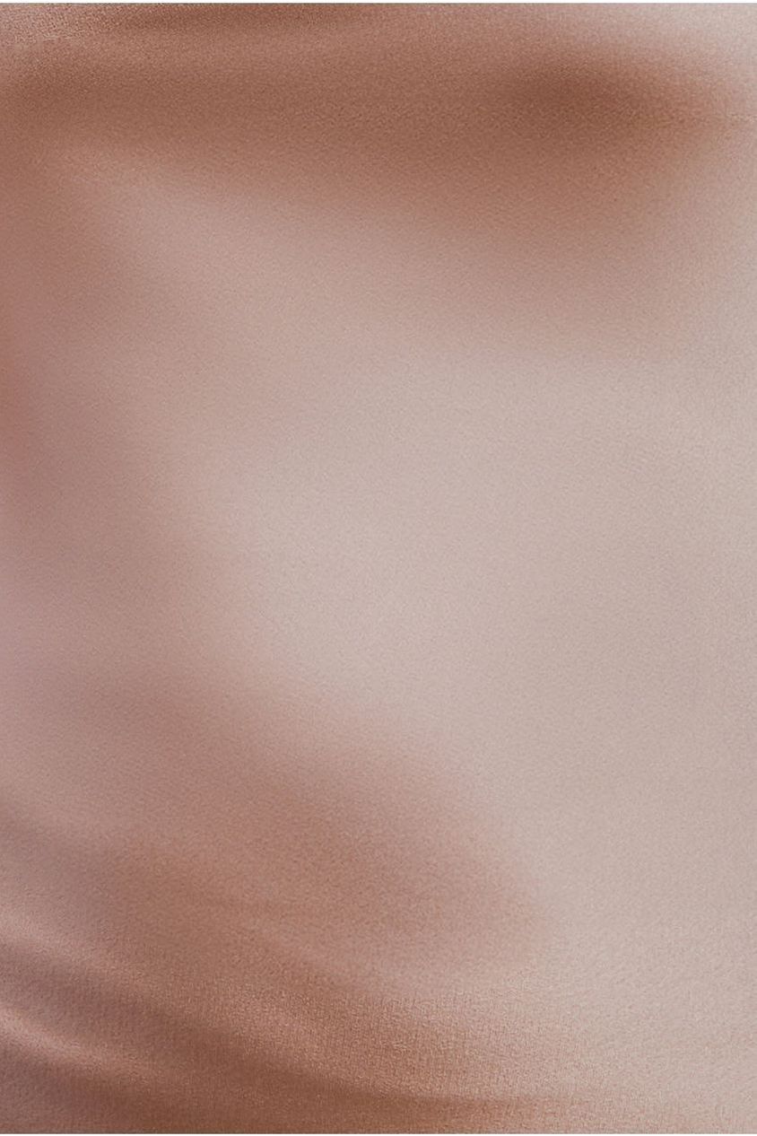 Cowl Neck Satin Slip Cami Midi Dress UTSS19012