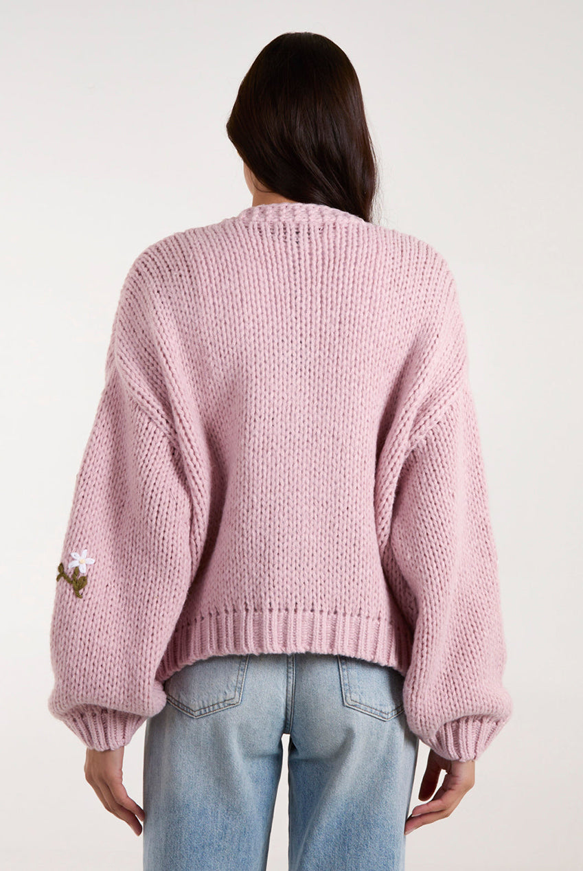 Flower Embroidery Detailed Cardigan WF5426BV020