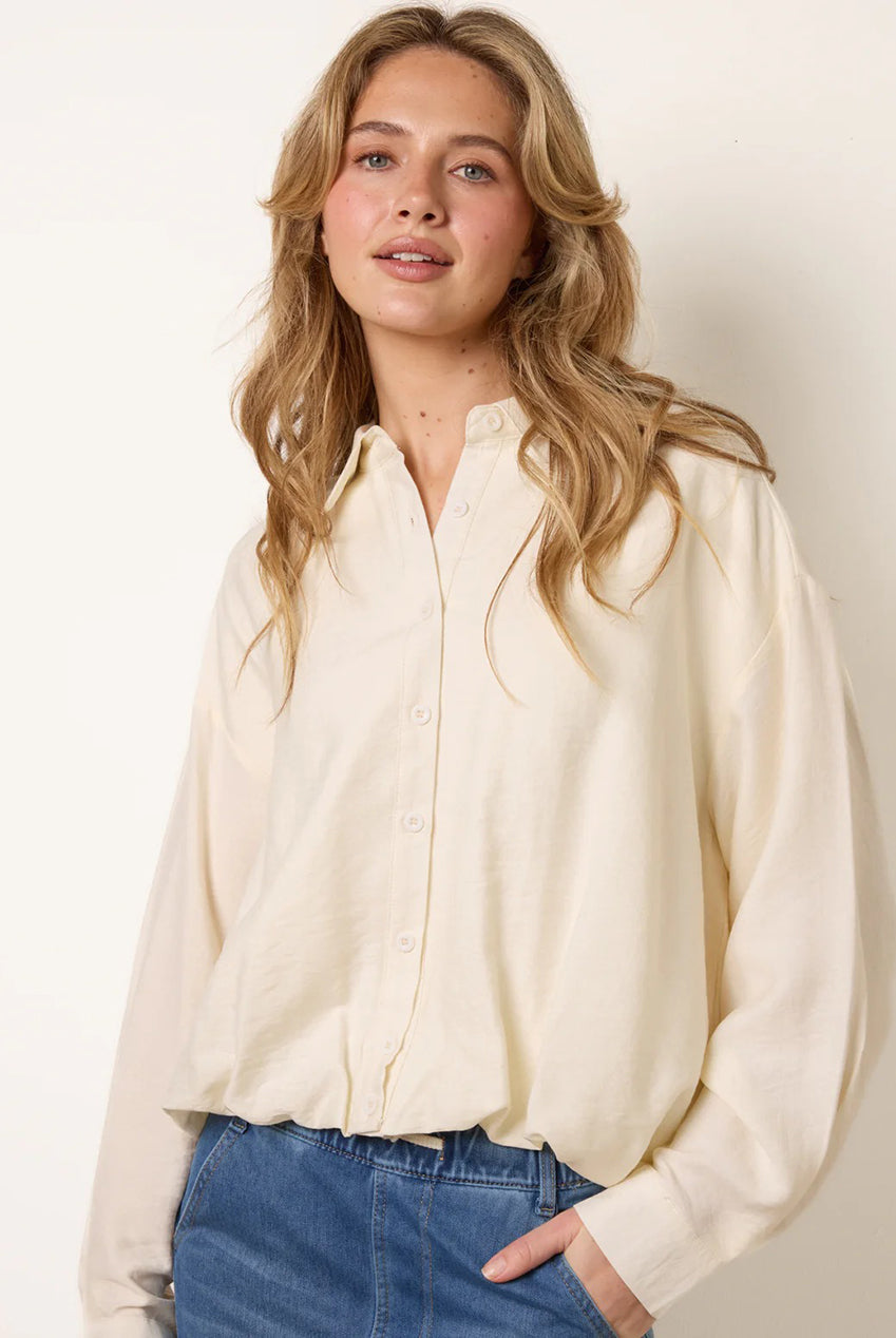Relaxed Button-Up Shirt WF5780BV014