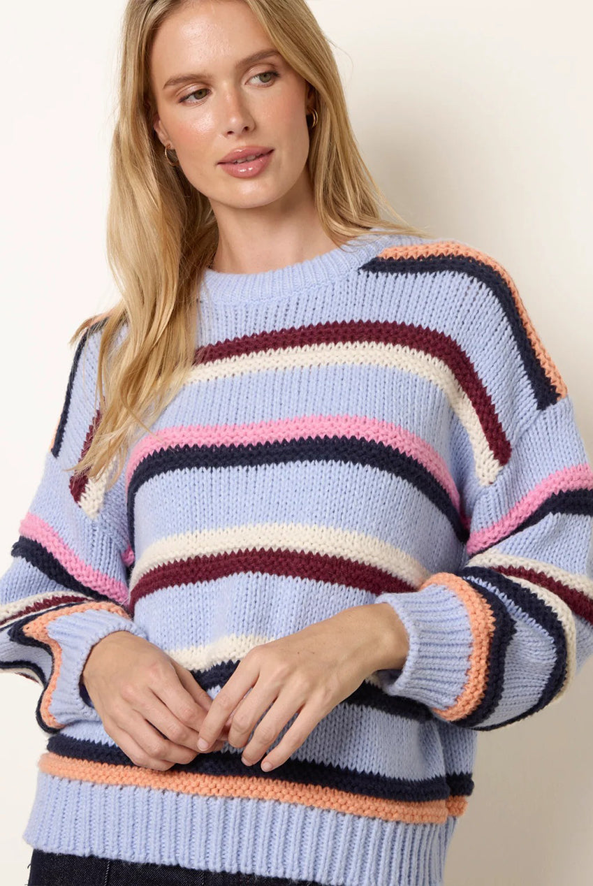 Chunky Knit Stripe Jumper WF5877BV002