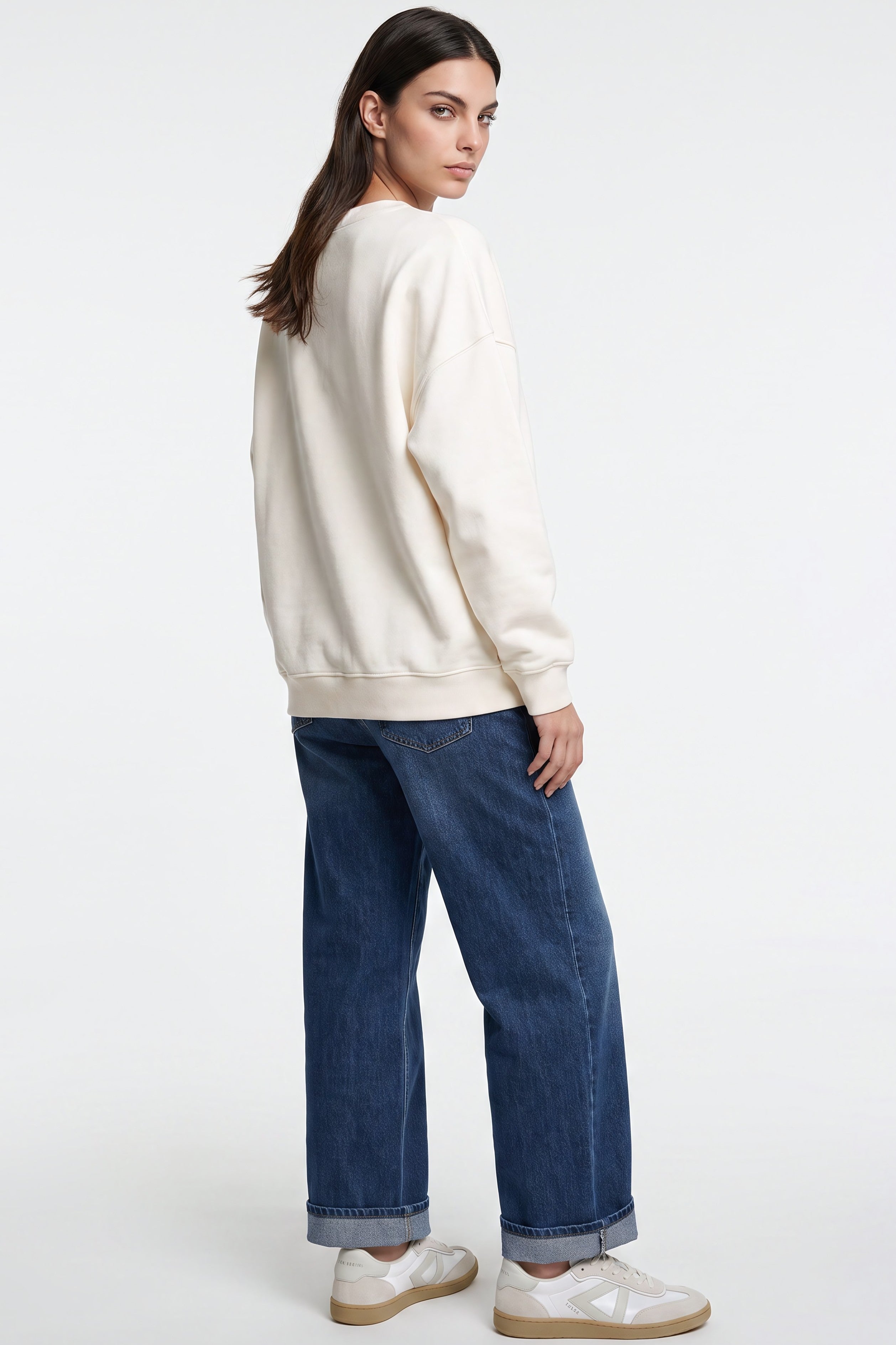 Ivory Weekend Cotton Sweatshirt ALNL261412376