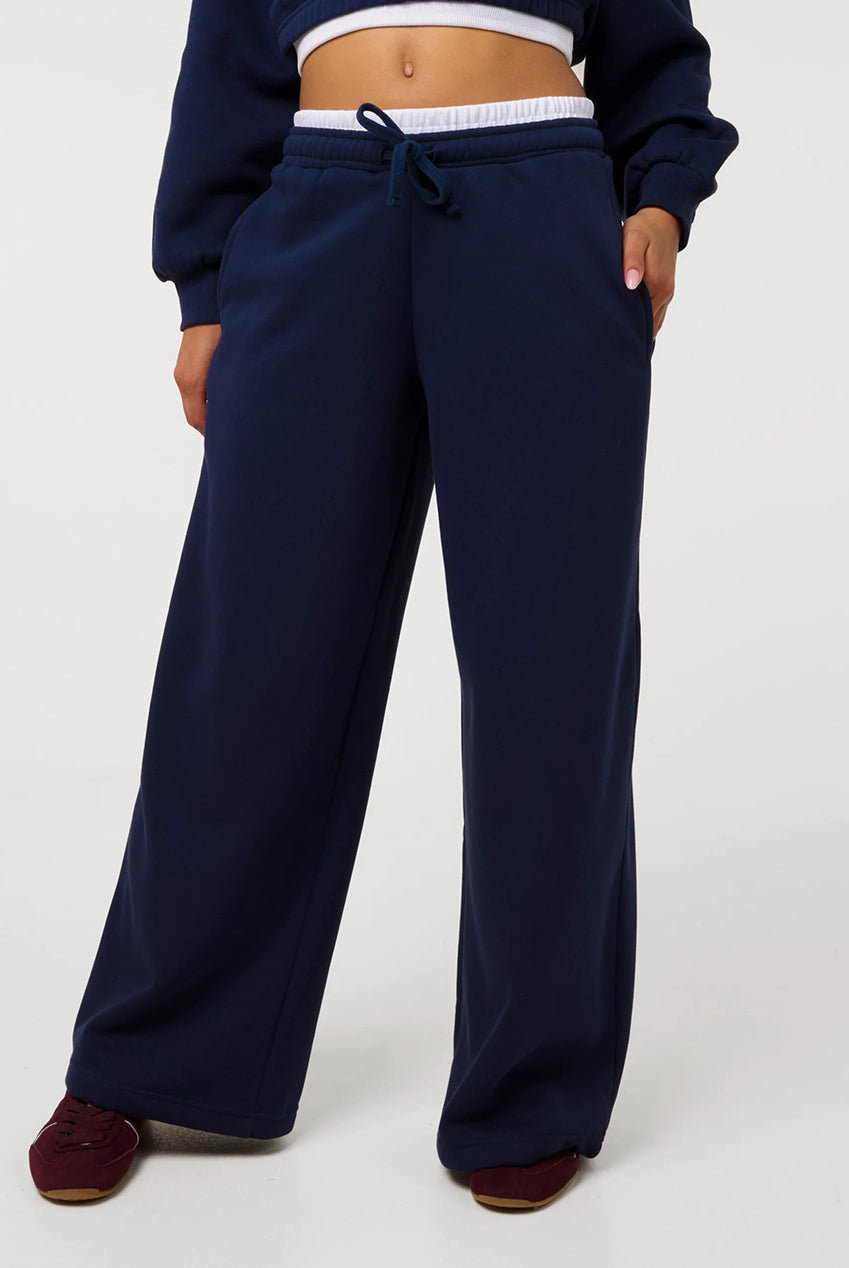 Contrast Waist Cuffed Joggers AW26003P008