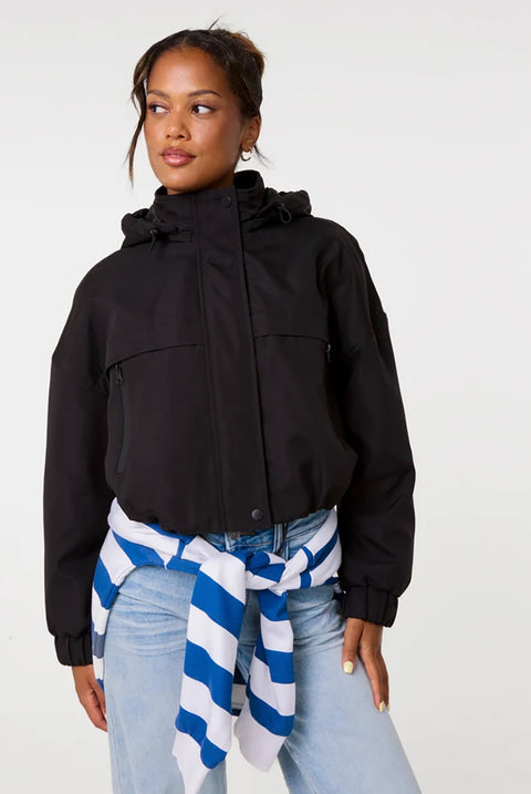 Hooded Padded Sports Jacket by Pink Vanilla