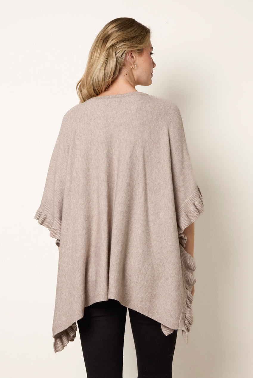 Frill Detail Pocket Cape BV261570309