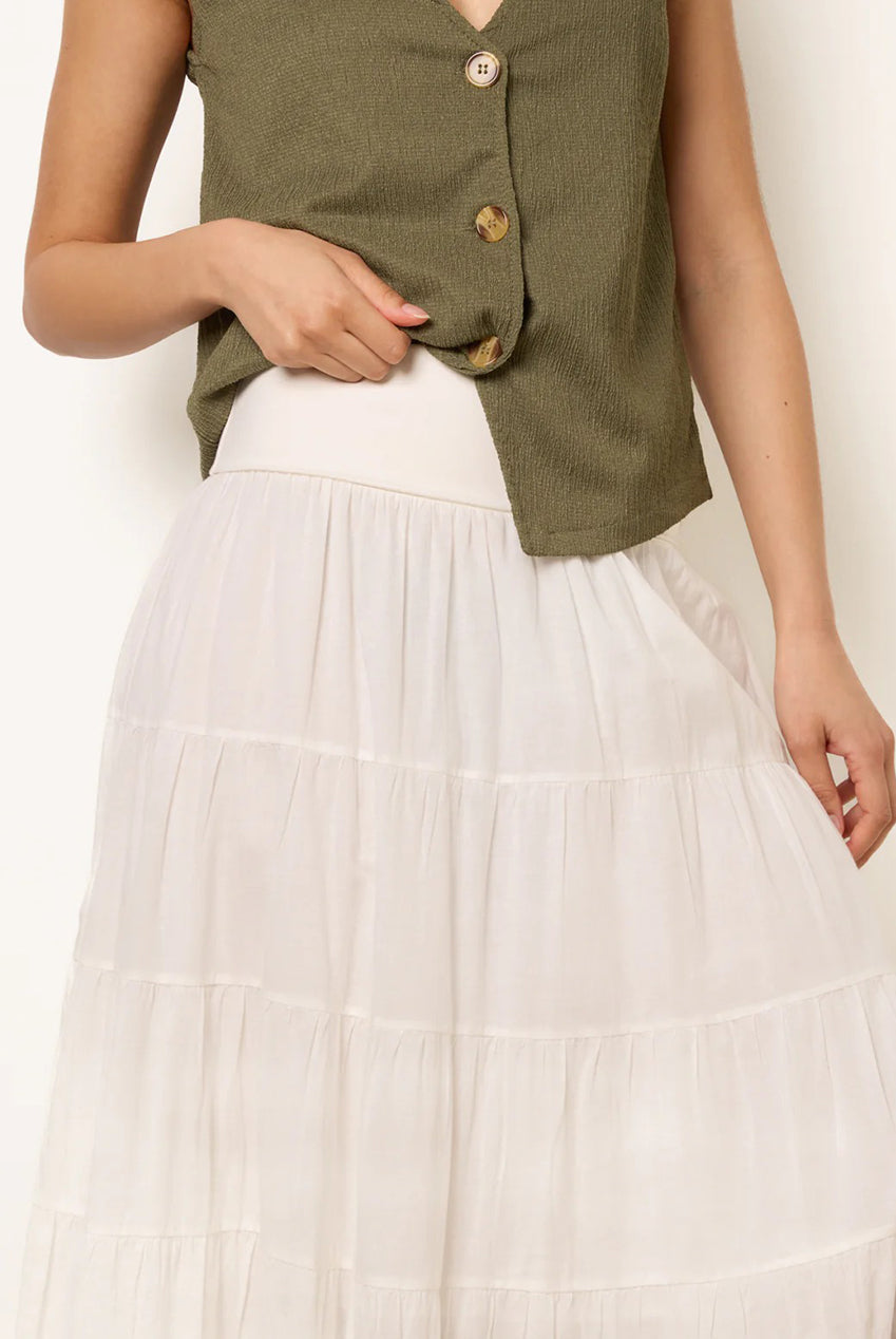 Jersey Band Tiered Skirt BV269228014