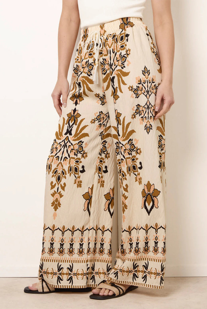 Drawstring Waist Wide Leg Pants BV269250025
