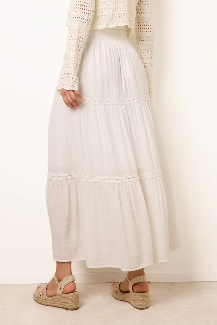 Mix Crochet Maxi Skirt BV269251014