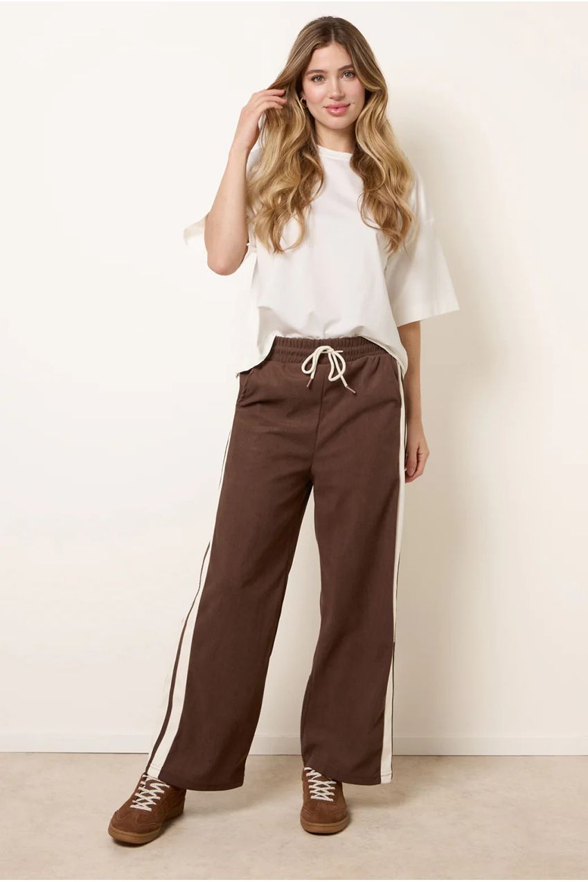 Corduroy Side Stripes Trousers BV269266030
