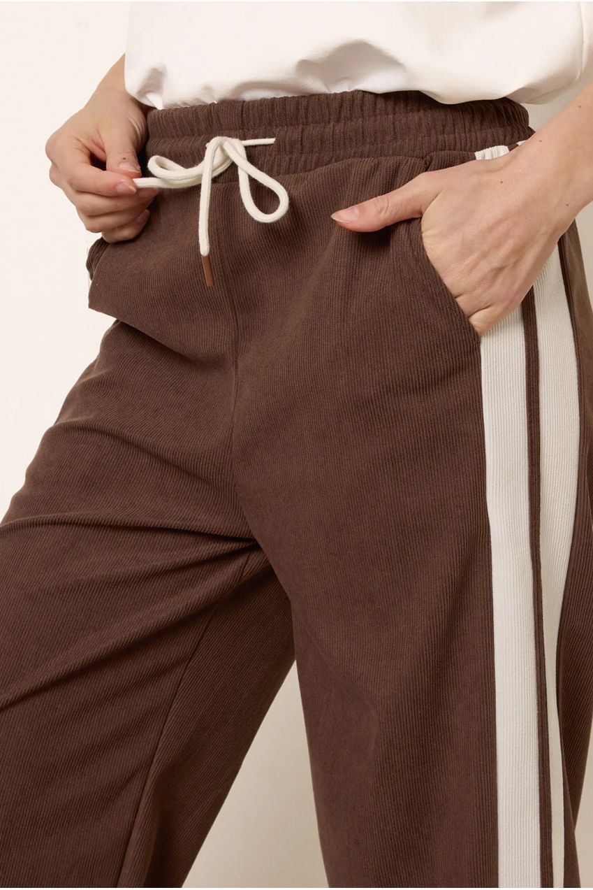 Corduroy Side Stripes Trousers BV269266030