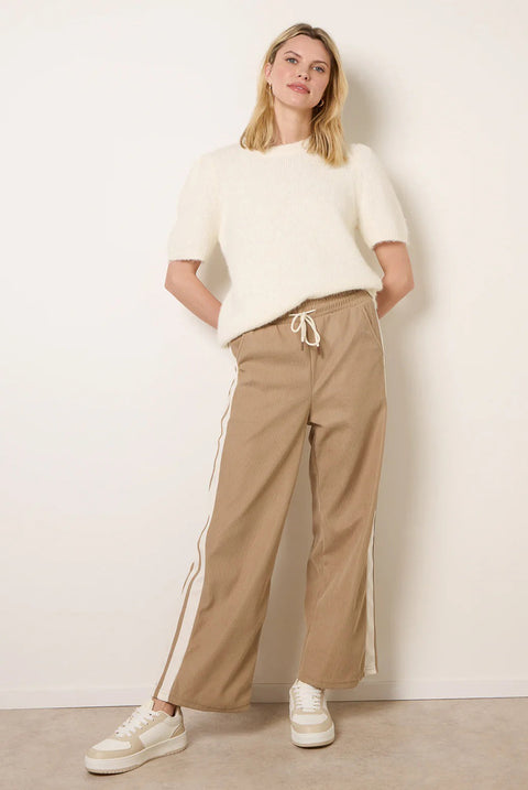Corduroy Side Stripes Trousers by Blue Vanilla