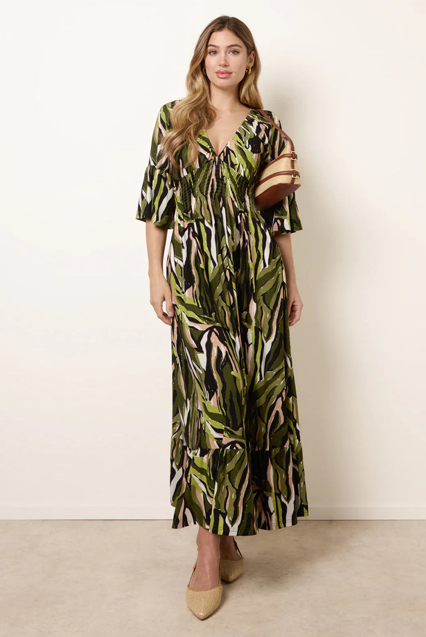 Shirred Empire Bust Dress BV269829023