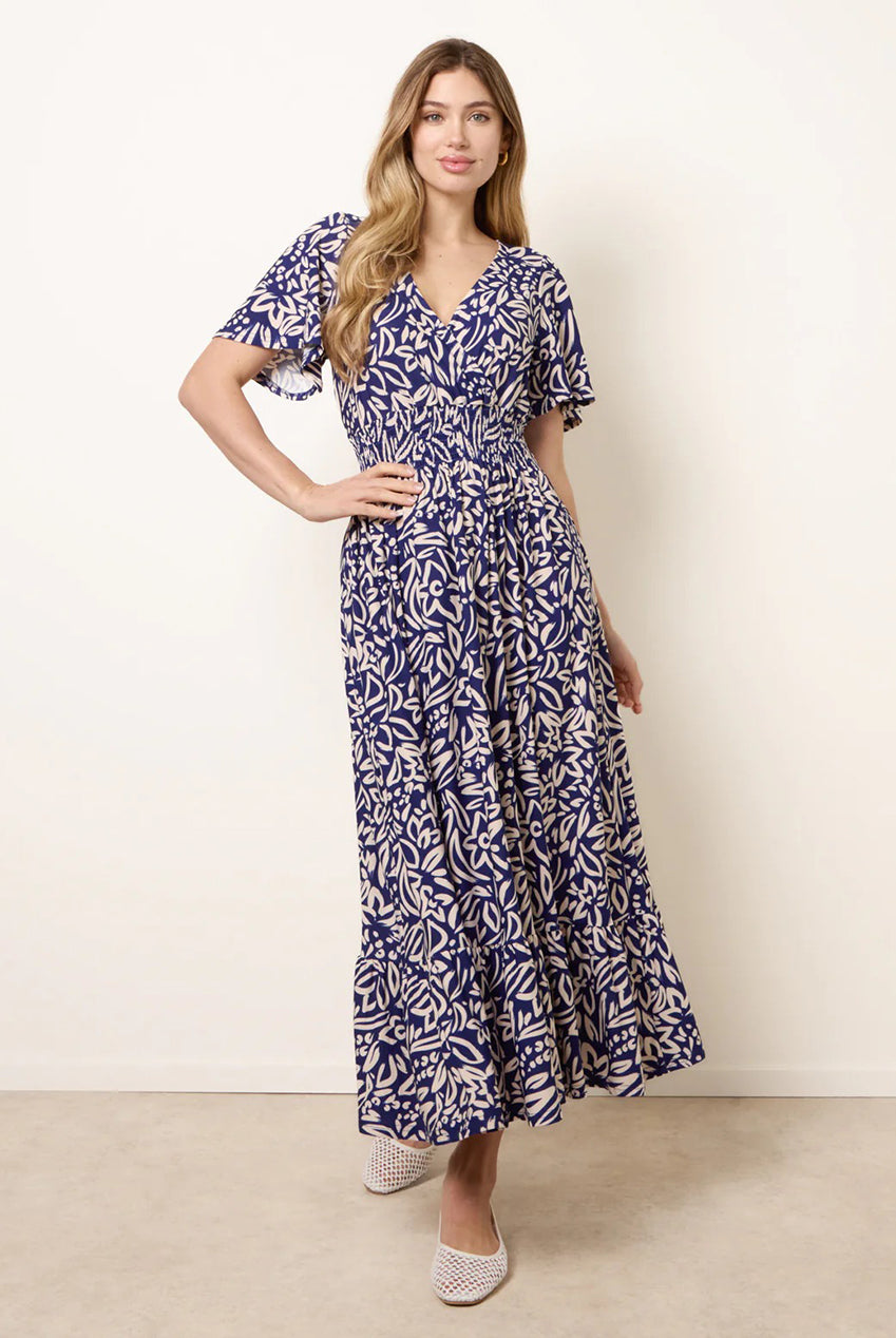 Wrap Front Midi Dress BV269838002
