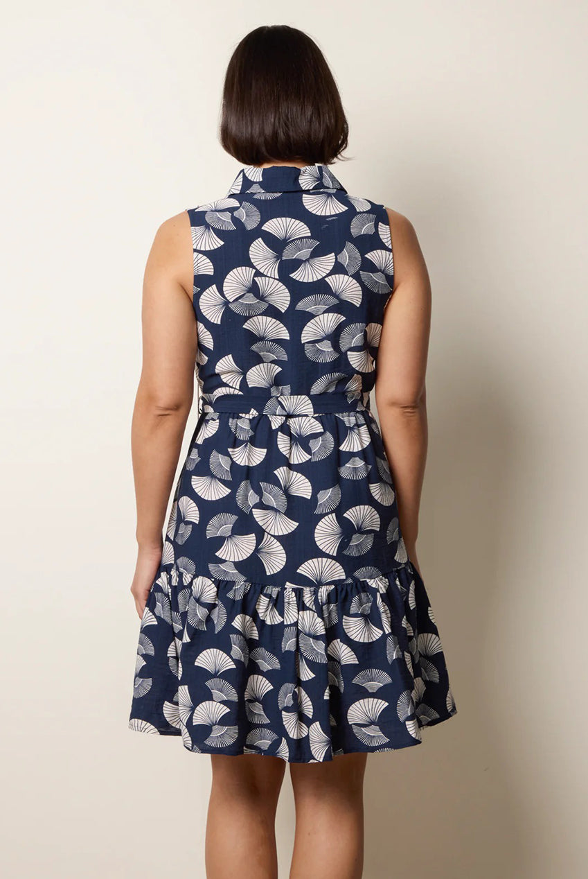 Sleeveless Shirt Dress BV269898008