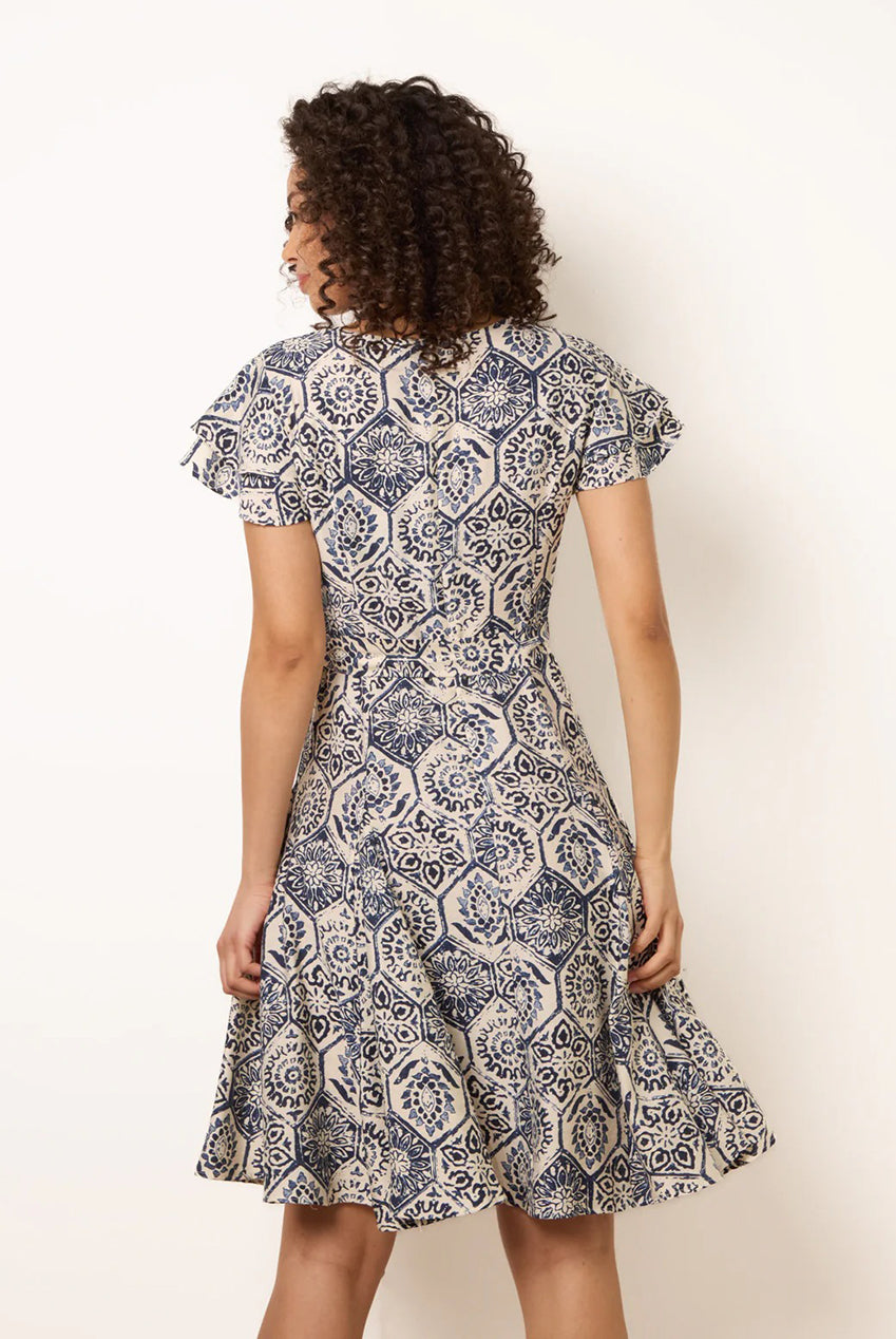 V Neck Godet Dress BV269988008