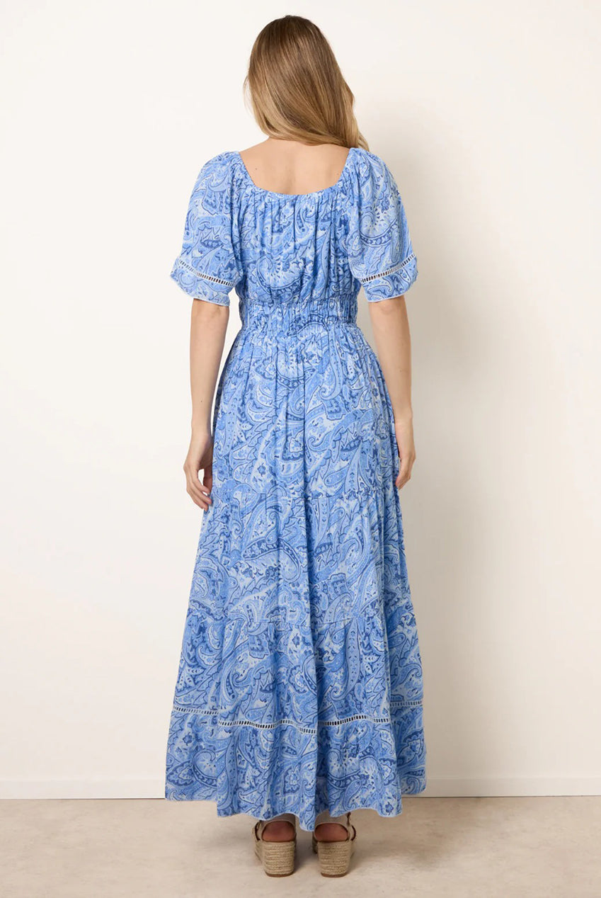 Ladder Trim Detailing Bardot Dress BV269989002