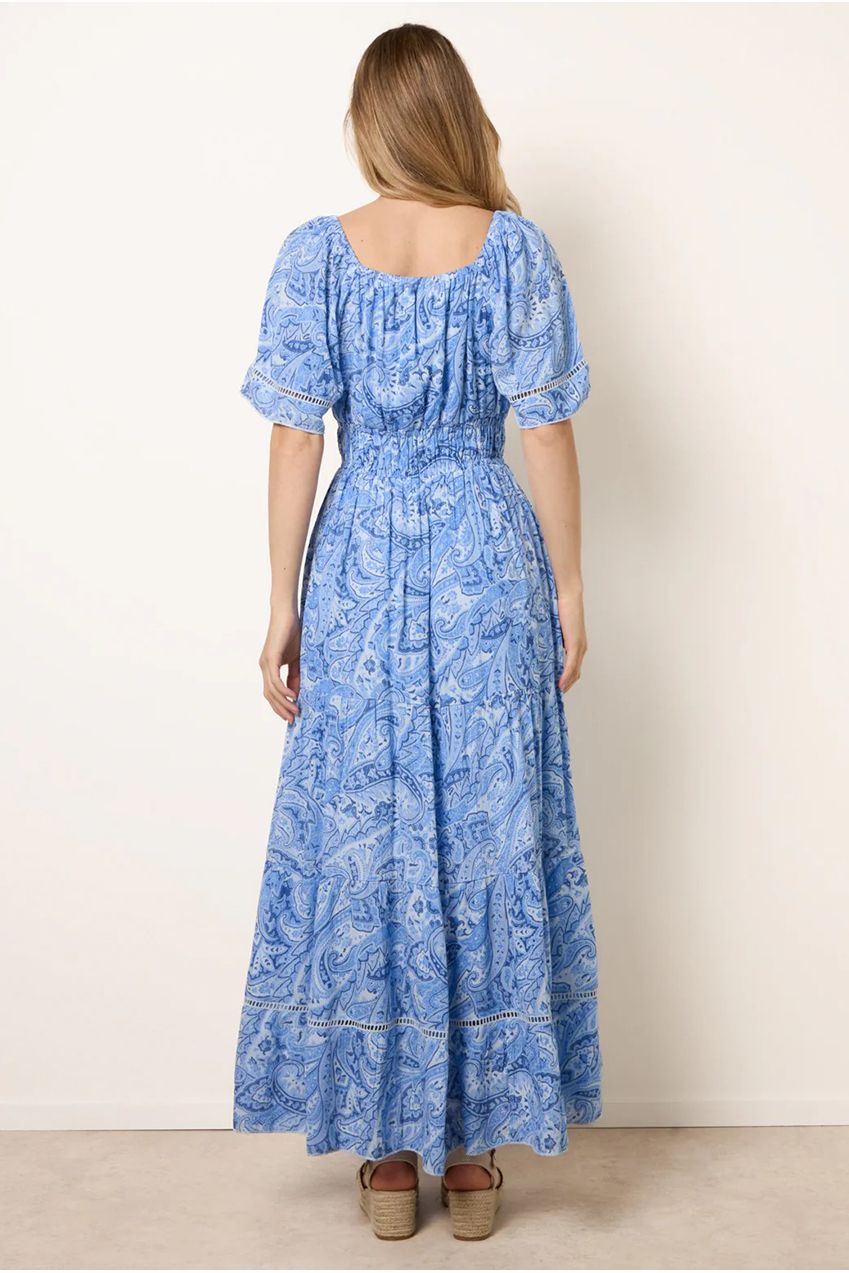 Ladder Trim Detailing Bardot Dress BV269989002