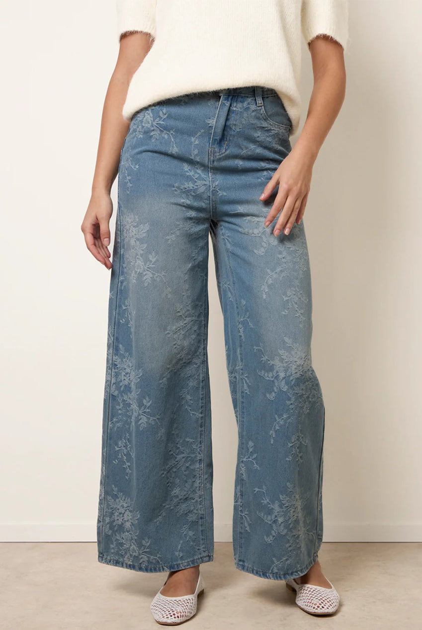 Floral Print Jeans BV3852018