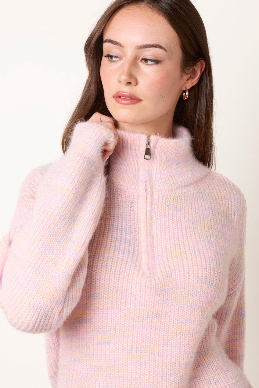 Zip Neck Knit Jumper BV4014020