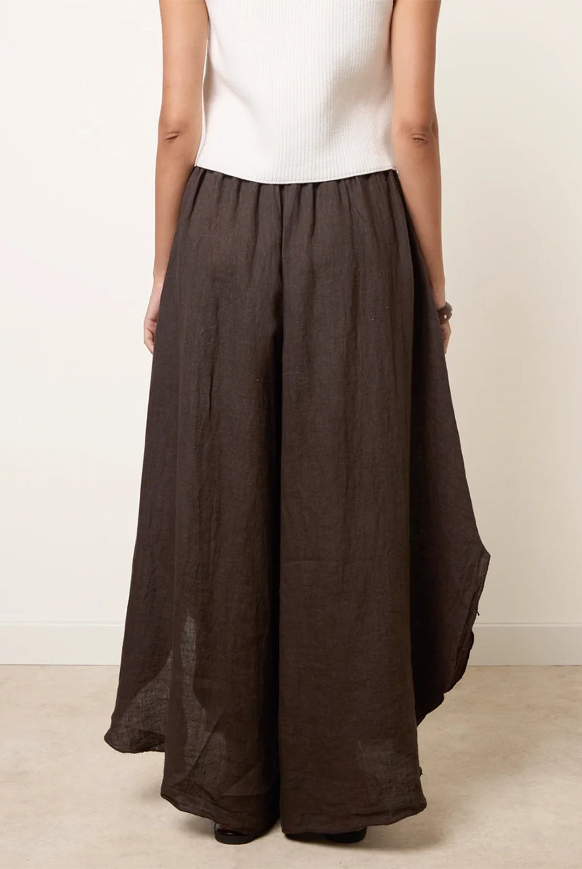 Extreme Wide Leg Linen Trousers BV6552IT030